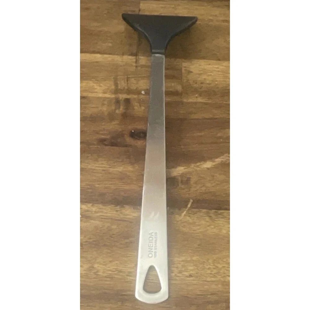 ONEIDA Stainless Steel Turner Black Silver Kitchen Utensil